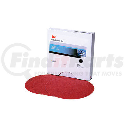 3M 1117 Red Abrasive Stikit™ Disc, 6 in, 40D, 25 discs per box