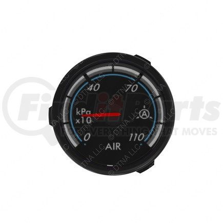 Freightliner A22-71047-010 Brake Pressure Gauge - Air, Instrument Cluster Unit 4 Mechanical, Metric, Black