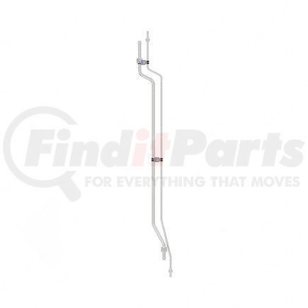 Freightliner A22-71065-000 HVAC Hardline - Plain, Aluminum