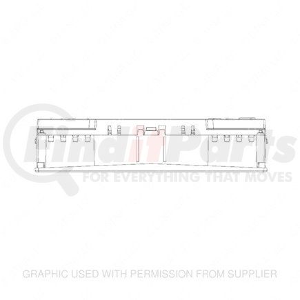 Freightliner A22-73326-000 Dash Indicator Light - Lightbar, PH2, ICU4M, Exp, Db Pyro, Non