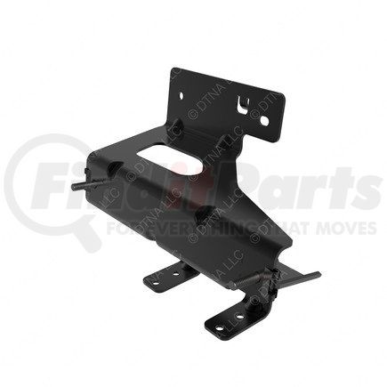 Freightliner A22-73505-000 Mud Flap Bracket - Left Side, Steel, Black, 0.13 in. THK