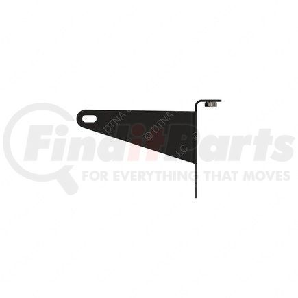 Freightliner A22-73570-004 Roof Air Deflector Mounting Bracket - Left Side, Steel, Black, 2.7 mm THK