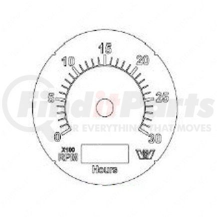 Freightliner A22-71440-000 Tachometer Gauge - 9V to 16V, -40 to 85 deg. C Operating Temp.