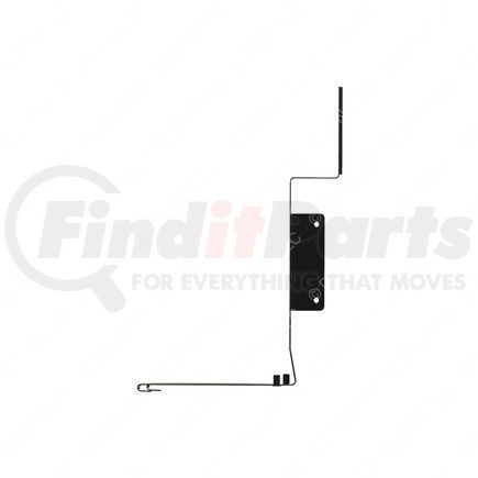 Freightliner A22-72030-000 GPS Navigation System Antenna Bracket - Steel, Black, 1.1 mm THK