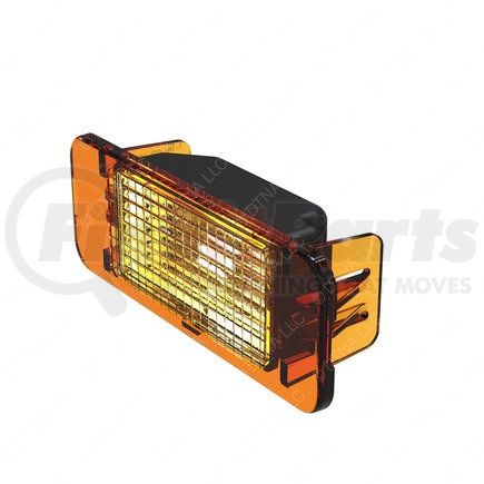 FREIGHTLINER A22-73819-001 - luggage compartment light | lamp - dashboard, footwell, lounge, amber