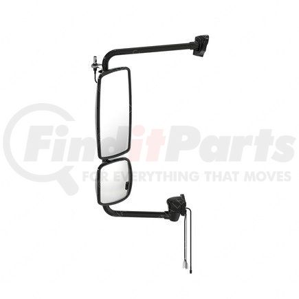 Freightliner A22-74243-007 Door Mirror - Assembly, Rearview, Outer, Bright, Heated, Antenna, Left Hand