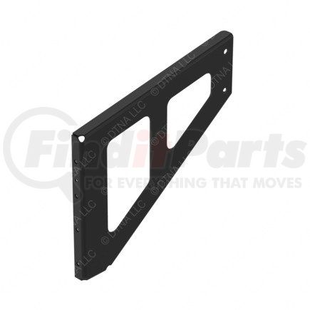 Freightliner A22-74363-003 Frame Rail Step Support Bracket - Steel, Black, 4.69 mm THK
