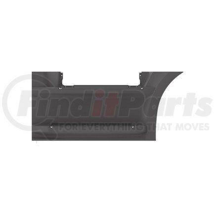 FREIGHTLINER A22-75712-010 - panel reinforcement - right side, polyolefin, granite gray, 4 mm thk | fairing - panel, forward, 126, reinforcement, shield, right hand