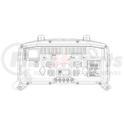 Freightliner A22-74911-120 Instrument Cluster - ICUC, Metric, 667K