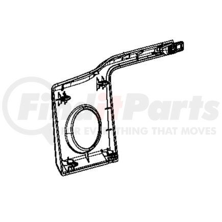 FREIGHTLINER A22-75147-000 - dashboard panel - right side, abs, carbon, 3.5 mm thk | fascia - panel, driver, lower, right hand side