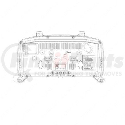 Freightliner A22-75412-010 Instrument Cluster - ICU, Fixed Parameter Tractable