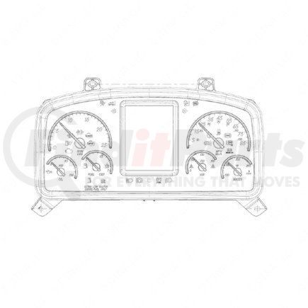 Freightliner A22-75412-110 Instrument Cluster - ICU, Fixed Parameter Tractable