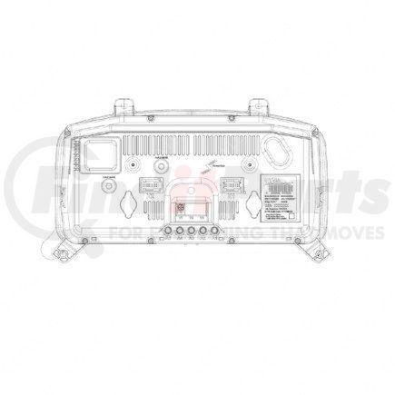 Freightliner A22-75412-201 Instrument Cluster - ICU, Adjusted Mutual Information, Diesel, Non, Onboard Diagnostics
