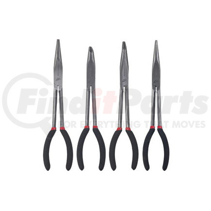 ATD Tools 814 Long 11” Needle Nose Pliers Set, 4 pc.