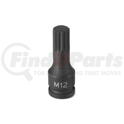 Grey Pneumatic 1106S 3/8'' Drive x M6 Triple Square Driver