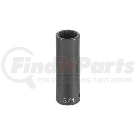 Grey Pneumatic 2123MD 1/2" Drive x 23mm Deep Impact Socket- 12 Point