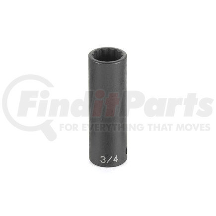 Grey Pneumatic 2123MD 1/2" Drive x 23mm Deep Impact Socket- 12 Point