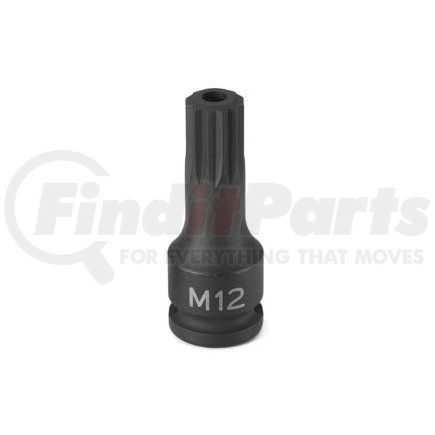 Grey Pneumatic 1112ST 3/8'' Drive x M12 Tamper Proof Triple Square Driver