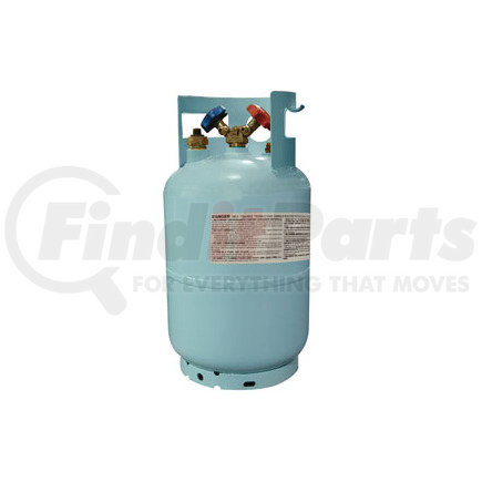 Mastercool 67010 Recovery Cylinder - with Float Switch, Blue, 30 lbs., R-134A, D.O.T-Approved