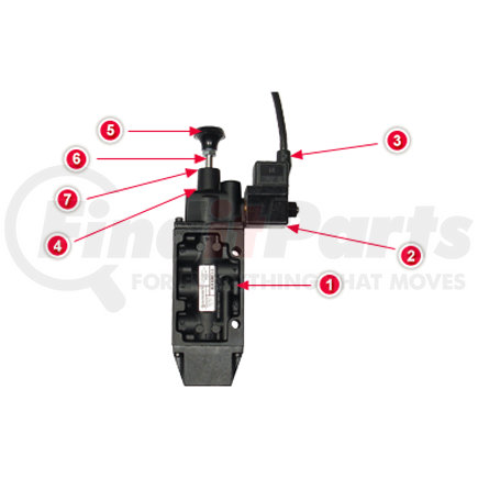 Tectran 295423452 Air Brake Solenoid Valve + Cross Reference | FinditParts