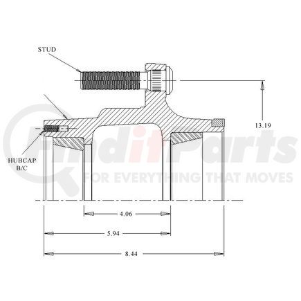 Webb 24011--0T 2401 ABS ASSY W/CUPS ONLY