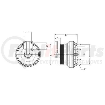 Horton 79A9647 Engine Cooling Fan Clutch