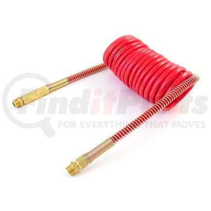 Tramec Sloan 451041NR Coiled Air with Brass Handle, 15', Red