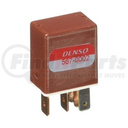 DENSO 567-0002 - relay - multi-purpose, male terminal, 20a, 12v | relais | relais