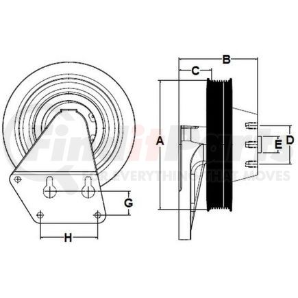 Horton 992092 Drive Hub