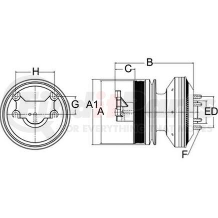 Horton 79A9050 DM Advantage Reman Fan Clutch