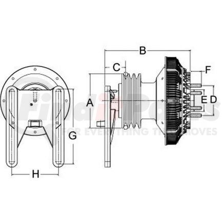 Horton 79A9067-2 Engine Cooling Fan Clutch