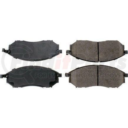Centric 300.08880 Centric Premium Semi-Metallic Brake Pads with Shims and Hardware
