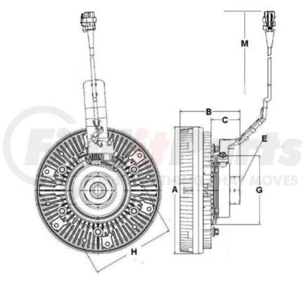Horton 99452100116001 Engine Cooling Fan Clutch