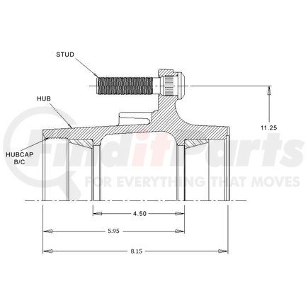 Webb 2343PT 2343 ABS ASSY/W CUPS BOXED