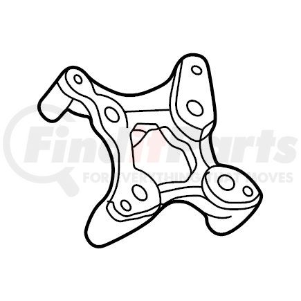 Ford 4C3Z6038B INSULATOR ASY - ENGINE SUPPORT