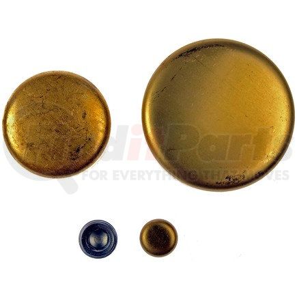 Dorman 02663 Brass Expansion Plug Kit, 10 Expansion Plugs, 4 Pipe Plugs