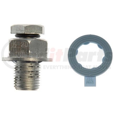 Dorman 090-035.1 Oil Drain Plug Piggyback 1/2-20 S.O., Head Size 3/4 In.