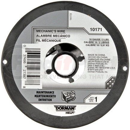 Dorman 10171 Mechanics Wire 16 Gauge 2 Pound Spool