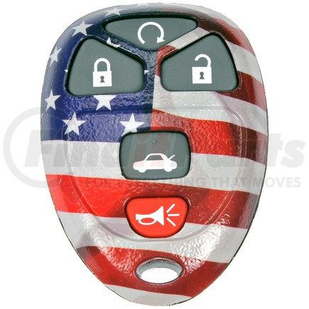 DORMAN 13636US - keyless remote case american flag | keyless remote case american flag