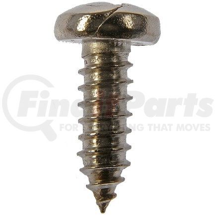 Dorman 395-061 Self Tapping-Stainless Steel-Pan Phillips Head Screw-No. 14 x 3/4 In.