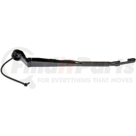 Dorman 42550 Windshield Wiper Arm - Rear, 15.4 in., Black, Rubber, Hook End, Spine/Flange Nut