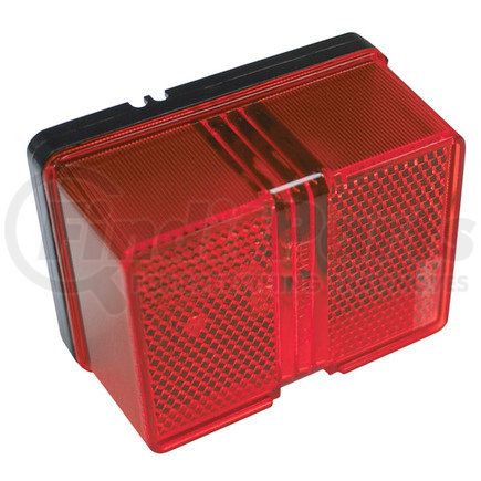 Grote 46442-5 Marker Light - Square, Red, 12V, with Reflector, Mount with Single Stud