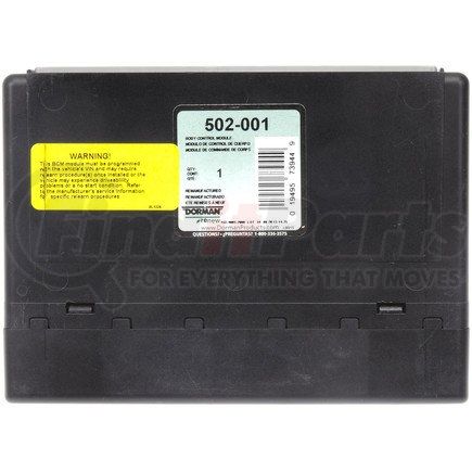 Dorman 502-001 Remanufactured Body Control Module