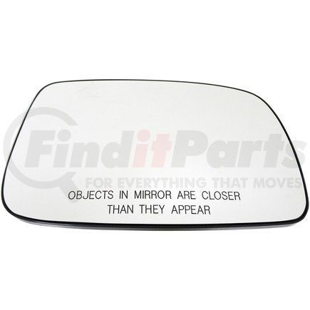 Dorman 56158 Door Mirror Glass - Heated, for 2007-2011 Toyota Camry