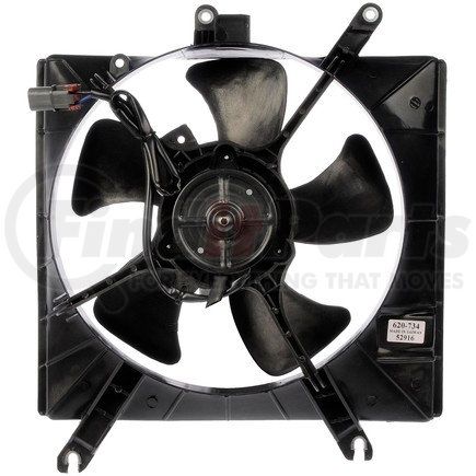 Dorman 620-734 Radiator Fan Assembly Without Controller