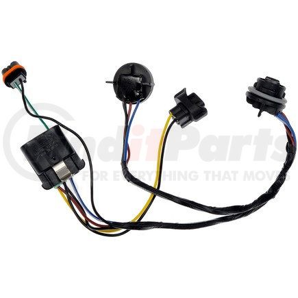 Dorman 645-745 Wiring Harness Assembly With Two Lamp Sockets And Three Connectors