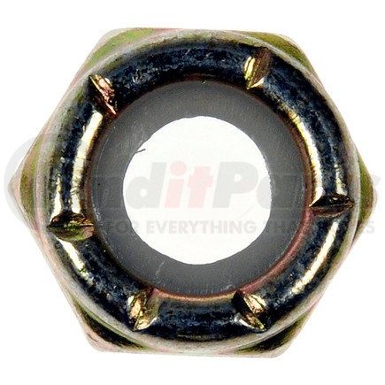 Dorman 784-756D Hex Lock Nuts W/ Nylon Ring - Grade 2 - Thread Size 5/16-18, Height 11/32 In.