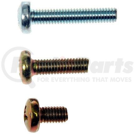Dorman 785-100 License Plate Fasteners Kit-M6-1.0 x 10mm,20mm,30mm