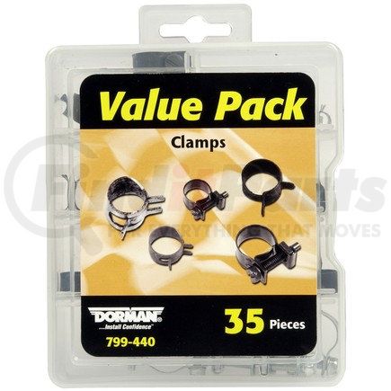 Dorman 799-440 Clamps Value Pack- 7 Sku's- 35 Pieces