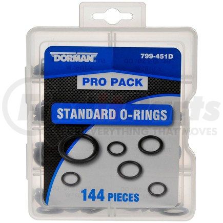 Dorman 799-451D Pro Pack Standard O-Rings - 144 Pieces